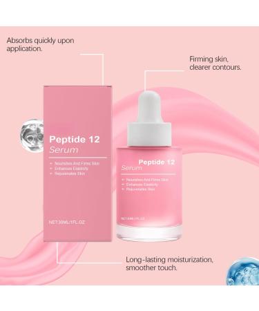 REAHSYTE Peptide 12 Skin Firming Serum for Face with Niacinamide & Bakuchiol Anti-Aging & Hydrating Facial Treatment Boosts Radiance & Smooths Fine Lines - 1 Fl Oz 4Pcs - Buy Online on GoSupps.com