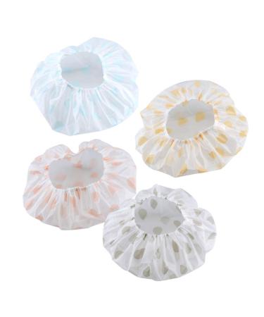 AKOAK 4 Pcs Reusable EVA Waterproof Shower Cap for Beauty, Makeup, Cleansing & Bath - Buy Online on GoSupps.com