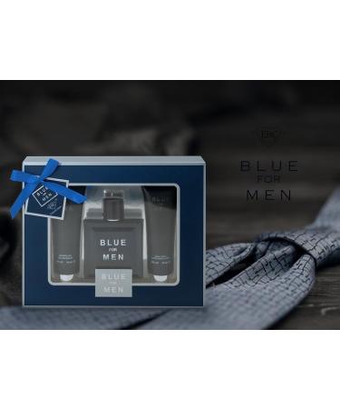Blue For Men Cologne Gifts Sets for Men Eau De Toilette (3.4 fl oz) Body Lotion (3.0 fl oz) Shower Gel Our Impression of Blue de Channel (Pack of 3) - Buy Online on GoSupps.com