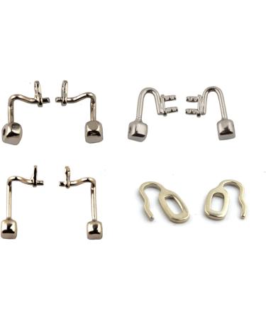 100 Pieces Metal Glass Frames with Low-Nasal Cushions - Perfect for Glasses Repair & Cushion Arm Exchange (Color: F) - Buy Online on GoSupps.com