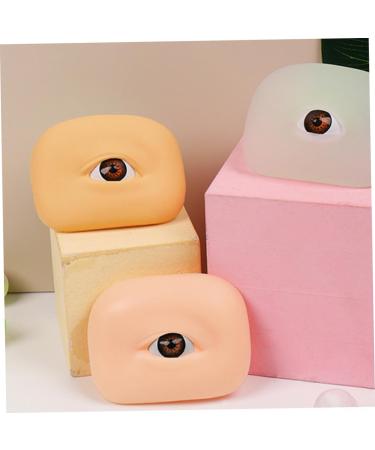 POPETPOP 8 pcs Eyebrow Practice Training Makeup Silicone Skin Eyeshadow Boards 1 count (Pack of 1) As Shownx4pcs - Buy Online on GoSupps.com