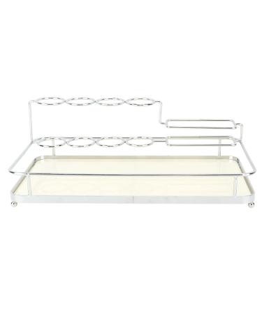 Viperr toothbrush holder iron-acrylic mouthwater storage holder bathroom kitchen stand organizer for toothbrush toothpaste facial cleaner razor