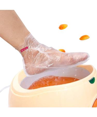 200PC Foot Foil & Mask Covers | Moisturizing Foot Care Socks for Paraffin Treatments | Premium Pedicure Accessories - Buy Online on GoSupps.com