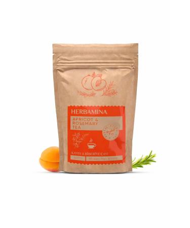 Herbamina Infusion Abricot & Romarin 45 x 1 5 g Sachets Tisane Aromatique aux Plantes Naturelles 67 5 g