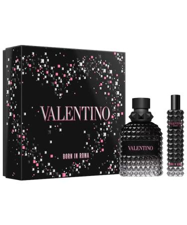 Valentino Uomo Born in Roma 2-Piece Travel Gift Set For Men (3.4 Oz Eau De Toilette Spray + 0.50 Oz Travel Spray) - Buy Online on GoSupps.com