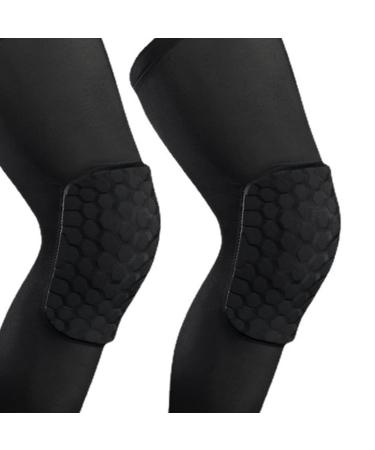 Focket Knee Brace - Breathable Knee Stabilizer for Lacrosse (M) - Black | International Shipping - Buy Online on GoSupps.com