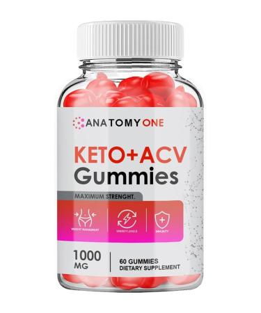 nutradash Anatomy One Keto ACV Gummies - Anatomy One Keto Gummies (60 Gummies - 1 Month Supply)