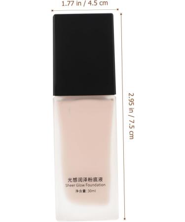 Beavorty Liquid Foundation Moisturizing Foundation Nude Foundation Women Foundation Fluid Makeup Glass - Buy Online on GoSupps.com