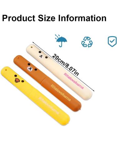 Buy Eihi 6-Piece Children's Toothbrush Set Portable Dustproof Travel Case Lightweight for Home & Outdoor Use Shop Now! - Buy Online on GoSupps.com