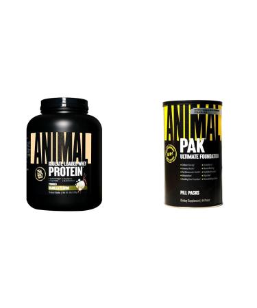 Animal Whey Isolate Whey Protein Powder Isolate Loaded for Post Workout and Recovery & Pak - Convenient All-in-One Vitamin & Supplement Pack