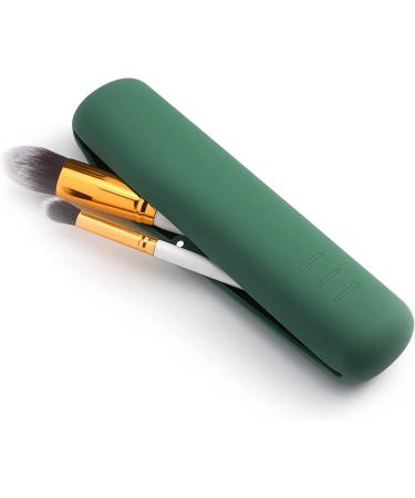 Corneria silicone makeup brush keeper brush cosmetics bag Portable travel make -up brush bag make -up brush organizer please recognize the dealer: b & c directly green s