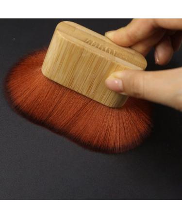 Beavorty hair brush neck duster brush haircut cleaning brush barber shaving brush stylist hair duster barber hair removal brush shave for men salon man fiber wool the face earmuffs - Buy Online on GoSupps.com
