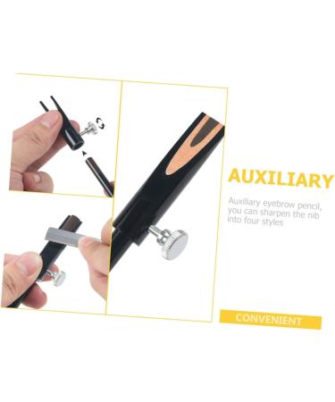 Ipetboom Off Using Kid Pencils Sharpeners Pencil Cosmetic Tool Shape Single Peel U-Shaped Home Eyebrow Aluminium Design Sharpener Aluminum Parts Lip Makeup Part Hole Student - Buy Online on GoSupps.com