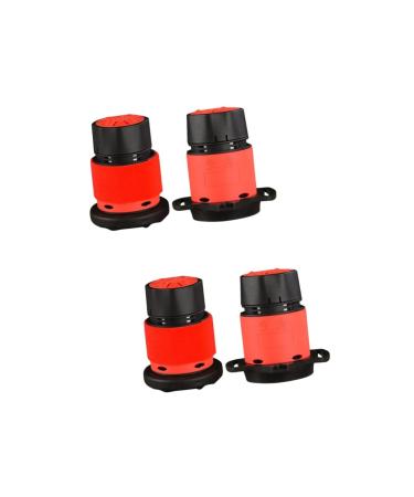 Healeved 4 Pieces hanging moxibuspot Chinese cupping tools Chinese massage device Moxibusion doses burner for Chinese medicine Moxibustion-kit Household PP deliveries Rotx2Stk MediumX2PCs