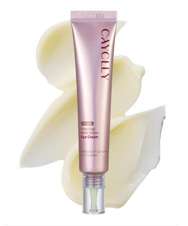 CAYCLLY Peptalogy Multi-Action Eye Cream | Anti-Aging Eye Treatment for Puffiness & Wrinkles with Peptides Tranexamic Acid & Niacinamide | Vegan Korean Skincare for Firming & Lifting 1.01 fl.oz