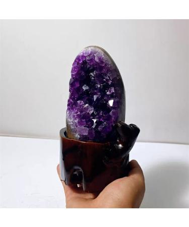 Natural Crystal Rough Natural Crystal Rough 1pcs Natural Amethyst Geode Quartz Cluster Crystal Specimen EnergyStone Crystals 800-1000g