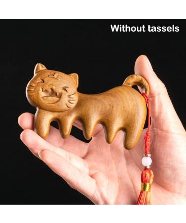 Buy Tiger Sandalwood Gua Sha Comb - 5-Finger Wide Tooth Massage Tool for Scalp & Body - Natural Acupressure Gift for Men & Women - International Shipping Available - Buy Online on GoSupps.com