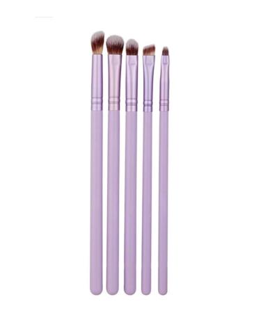 Makeup Brush 5 Pieces Multifunctional Eye Shadow Brush Soft Makeup Tools Non-irritating Synthetic Fiber Bristles Brush Sets