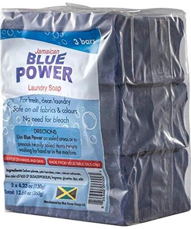 Jamaican Blue Power Laundry Soap 4.23 oz (Pack of 3) - Natural Cleaning Solution - Buy Online on GoSupps.com