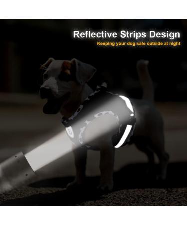 Shop Femax Dog Harness & Linen Set - Reflective Adjustable Breathable for Walking & Training - XL Size (Chest 47-52 cm) - Soft Mesh Padded Dishes for Dogs & Cats - Buy Online on GoSupps.com