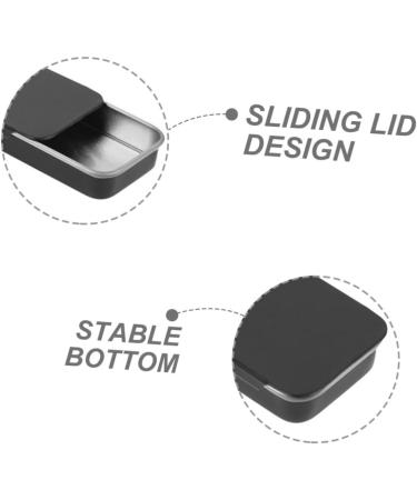 Minkissy Retro Tin Storage Box | Pocket Organizer with Sliding Cover | Handicraft Containers & Organizers - Buy Online on GoSupps.com