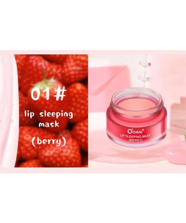 Lip Sleeping Mask Overnight Lip Mask Berry Night Treatment Lip Moisturiser Mask for Dry Chapped Peeling Cracked Lips Fades Lip Lines Deep Moisture Lip Balm Sleep Mask 20g - Buy Online on GoSupps.com