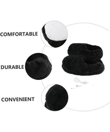Buy Beatifufu USB Electric Heated Wool Shoes - Super Soft Fleece Foot Warmers for Winter - Buy Online on GoSupps.com