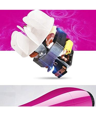 ADITAM 1200Watt Hair Dryer Professional Negative Ionic Salon Blow Dryer Fast Drying Quiet Hairdryer Color: Rose Red Double The Comfort - Buy Online on GoSupps.com