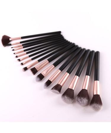 Beauty Tool Set Powder Eye Shadow Foundation Brush Rose Gold 16 Makeup Brush Complete Set(1 D) 1 D