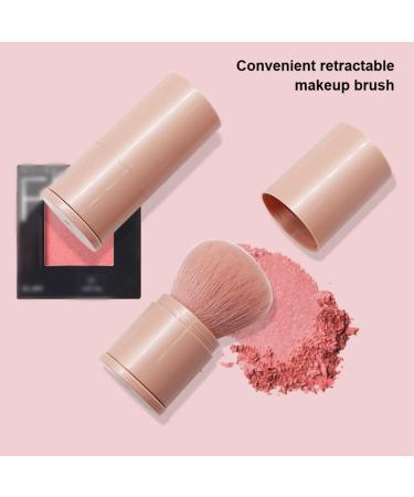 Dajidafu Makeup Brush Retractable Loose Powder Contouring Cosmetic Brushes Short Soft Artificial Fiber Replacement Beauty Make Up Tool Type 4 - Buy Online on GoSupps.com