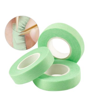 Lunamoon 6 rolls eyelash tape eyelash extension tape eyelash tape isolations micropore lash tape eyelash band for eyelash extensions (green)