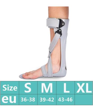 Foot Drop Brace & Ankle Foot Orthosis for Support | Plantar Fasciitis & Achilles Tendonitis | Large Left - Buy Online on GoSupps.com