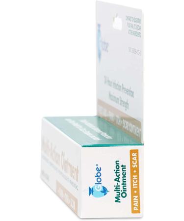 Globe Pain Itch & Scar Antibiotic Ointment (2 Pack) | 1 oz Triple Antibiotic for Cuts Scrapes & Burns Compare to Name Brand - Buy Online on GoSupps.com