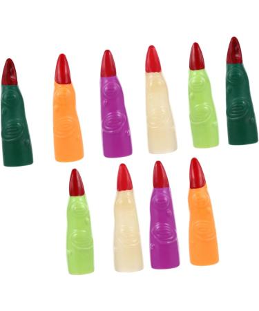 FOMIYES 40 Pcs Fake Finger Cot Fake Zombie Fingers Fake Fingers Nail Cosplay Finger Nails Fake Witch Nails Witch Fake Finger Nail Finger Pointer Witch Finger Claws Halloween Plastic Gift - Buy Online on GoSupps.com
