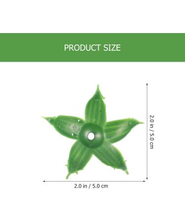 STOBOK 120pcs Artificial Flower Cups - Silk & Plastic Sepals for DIY Floral Wedding Decor - Buy Online on GoSupps.com