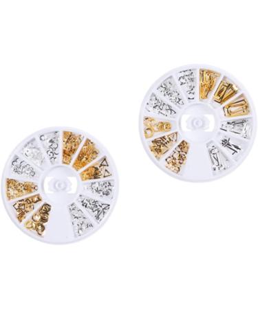 FRCOLOR 4 Boxes Manicure Rivet Sequin Trim Nails Accessories Kerchief Headband Clay Flower Accessories Bride Nail Decorations for Nail Art Rhinestones Tape Dispenser Metal Applique 3d - Buy Online on GoSupps.com