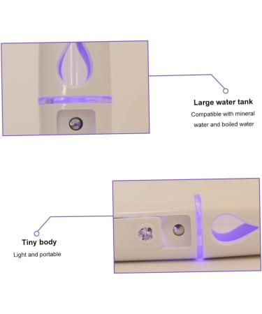HAPINARY 1pc Mini Face Spray Instruments Mini Humidifier Humidifiers Mini Face Humidifier Face Moisturizing Carpet Spots Facial Mister Portable Mist Sprayer Face Steamer Cosmetic White - Buy Online on GoSupps.com
