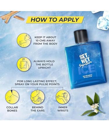 Ice Perfume for Men 100ml|Citrusy Long Lasting Perfume for Men|Gift for Men|Best Everyday Fragrance - Buy Online on GoSupps.com