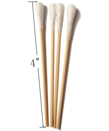 Kingzhuo Cotton Swabs - 10.2 cm Wooden Sticks for Medical Wound Care & Skin Cleaning | 1000 Pieces | Ideal for Home Office & School - Buy Online on GoSupps.com