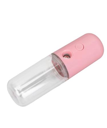 Face Nano Mist Sprayer 50ml Capacity USB Charging ABS Shell Handy Mist Sprayer for Home (Roseate)