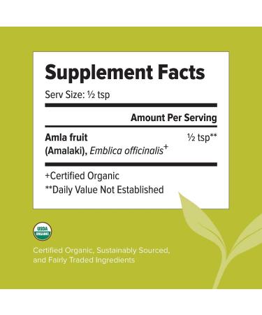 Organic Amalaki Powder - Nourishing & Cleansing 1/2lb | Banyan Botanicals - Buy Online on GoSupps.com