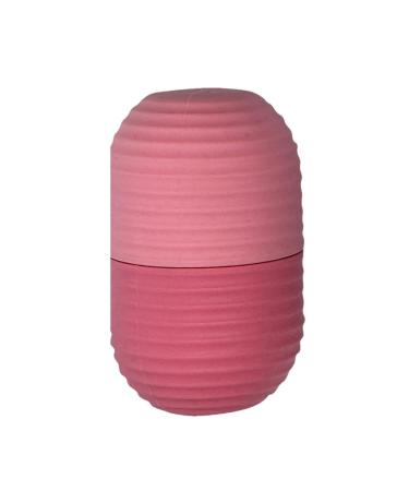 Ice Cube Roller Massager for Face - Reusable Silicone Ice Tray Mold | Reduce Puffiness & Shrink Pores - Beauty & Skin Care Tool in Pink - Buy Online on GoSupps.com