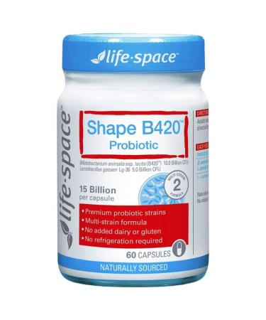 Life Space Shape B420 Probiotic 60 Capsules