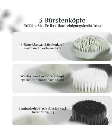 Shop the Latest Electric Face Brush with 3 Brush Heads | Waterproof UV-C Sanitizer Fast Drying All Skin Types Wireless Charging Included - Buy Online on GoSupps.com