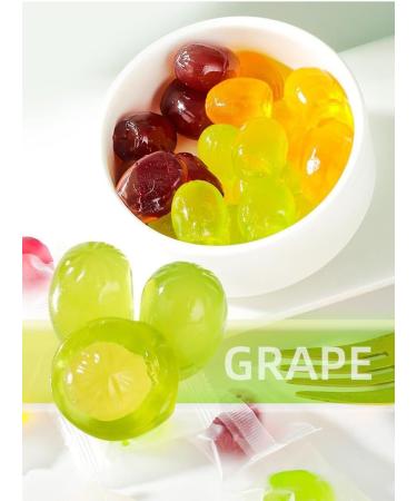 8 types Peeling Fruit Gummies Peelable watermelon Fudge Grape Lychee Orange Flavored Soft Candy Chewing Candy Chinese Sweets Dessert Healthy and nutritious candies Gift (Mixed flavor 10bag) Mixed flavor 10bag - Buy Online on GoSupps.com