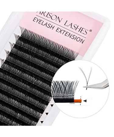 Yy Eyelash Extension D Curl 0.07 - 8mm Mixed Tray with Prefabricated Compartments | Premium Individual Lashes - Buy Online on GoSupps.com