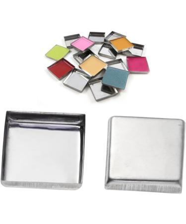 FOYTOKI 180 Pcs Pans for Eyeshadow Empty Eyeshadow Tins Makeup Tin Pans Empty Eyeshadow Pans Square Magnets - Buy Online on GoSupps.com