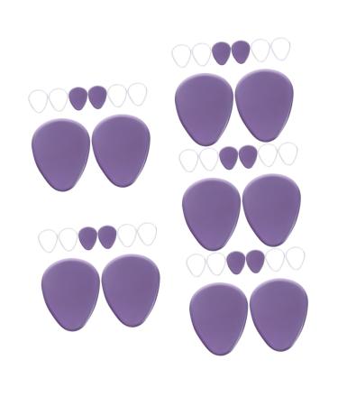 Mobestech 20 Pairs Forefoot Pad Grinding at Will Gel Shoe Inserts Gel Insoles Metatarsal Pads Comfort Heels Womens Heels Nonslip Forefoot Cushion Pleaser Heels for Women Damping