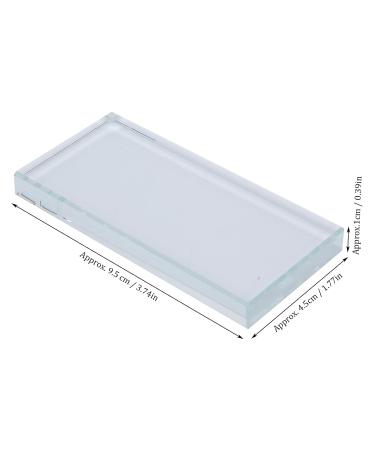Nail Art Palette - Color Mixing Glass Nail Polish Plate & Display Board for Eyelash Extension Adhesive | International Shipping - Buy Online on GoSupps.com