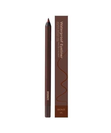 Crayon Pour Les Yeux 2 En 1 24 Heures R sistant Aux Traces Crayon Eye-Liner Et Sourcils | Maquillage De Beaut Lisse Et Imperm able Avec Stylo Sourcils Pour Le Voyage Natation Soir es Bronze
